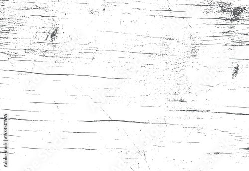 Distressed white wood texture background with scratches and grain for graphic design applications