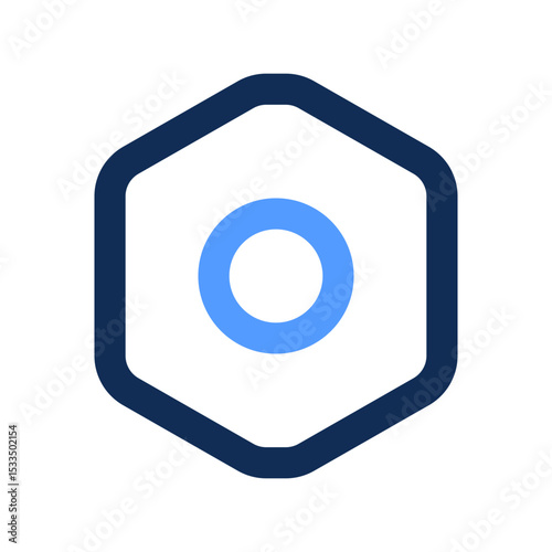 settings outline color icon