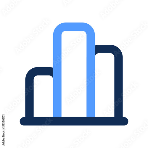 histogram outline color icon