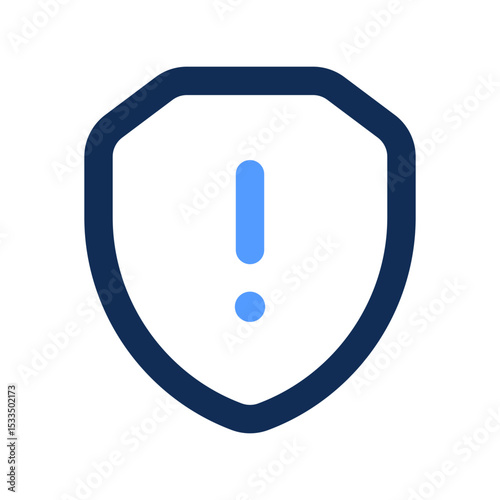 security alerts outline color icon