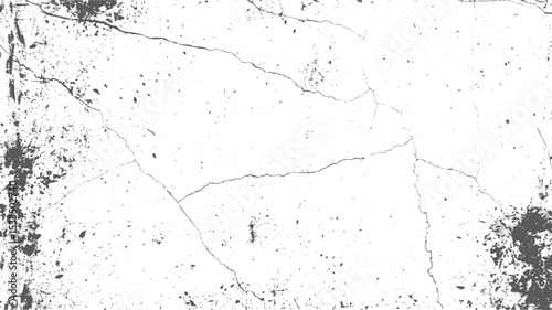 Textured grunge background featuring cracks splatters and imperfections in a monochrome grayscale design perfect for adding vintage effects