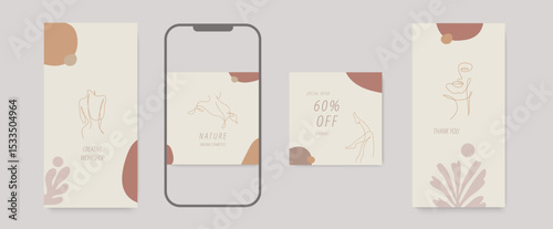 Boho Style Instagram Promo Templat