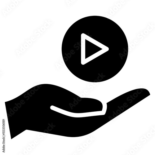 stock content contributor glyph icon