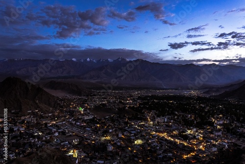 Stok kangri view in evening, leh photo