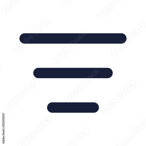 filter flat line icon