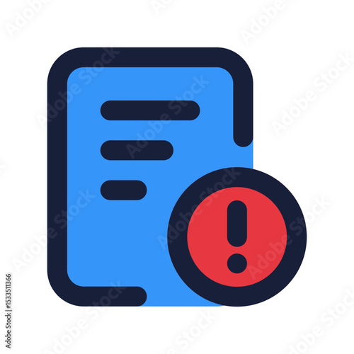 error log flat line icon
