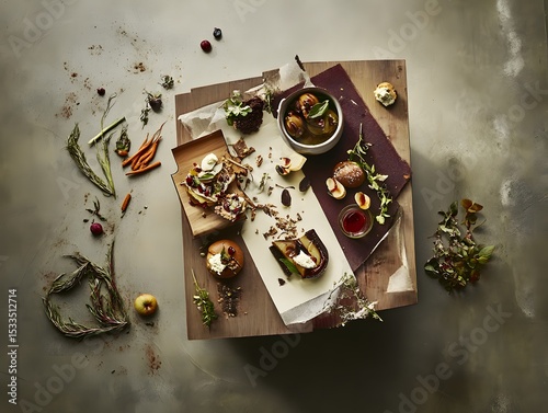 Variety of clean food with white background