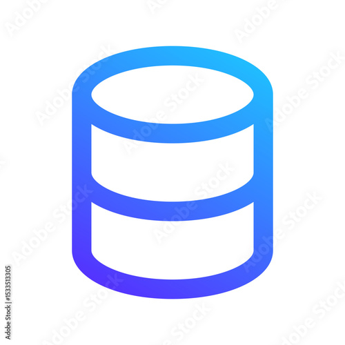 database gradient icon