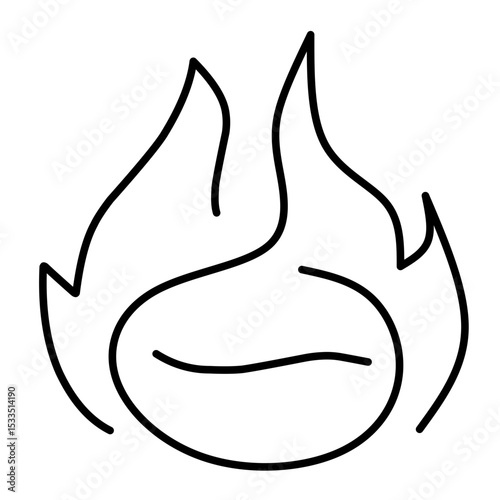 Coffee making line vector