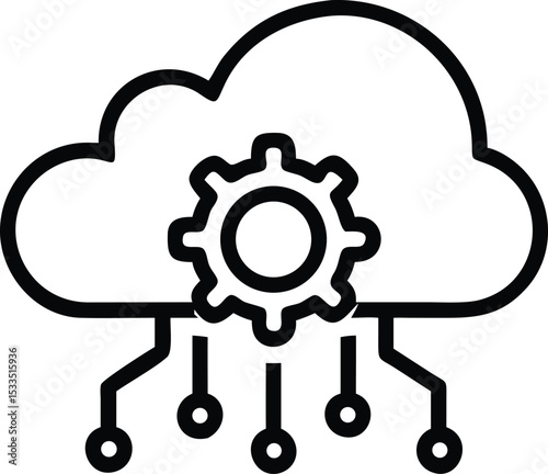 cloud computing concept vector