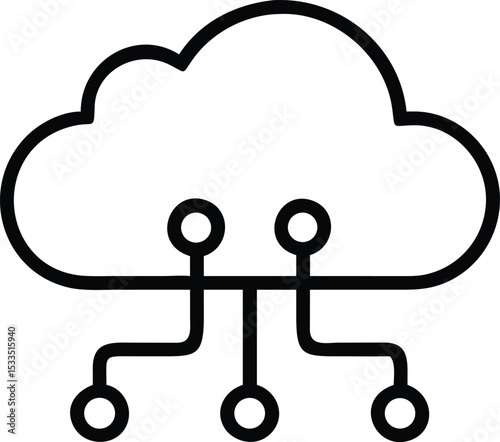 cloud computing concept vector