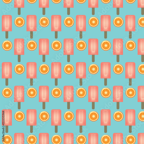 Popsicle orange fabric by jessicaj on spoonflower - custom fabric