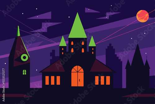 haunted house on a hill