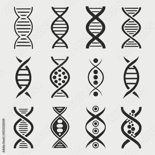 seamless pattern with dna