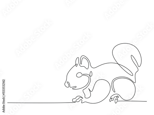Cachalot or sperm whale single outline illustration. Continuous line art drawing of sperm whale.