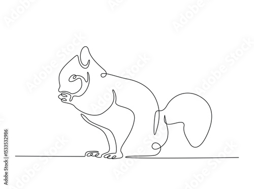Cachalot or sperm whale single outline illustration. Continuous line art drawing of sperm whale.