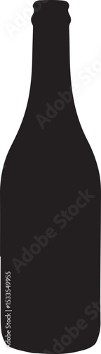 GLASS BOTTLE SILHOUETTE