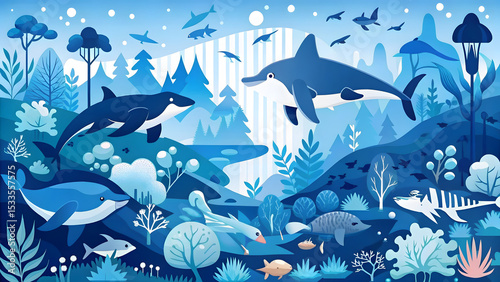 underwater world map