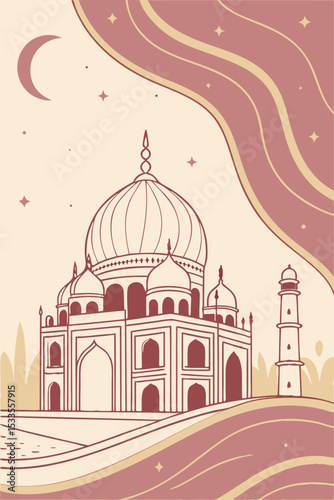 Gradient mesh vector background with soft pink and gold tones, flowing liquid shapes and blurred edges, abstract and luxurious