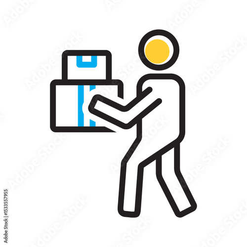 Vector multi color icon for Sales order