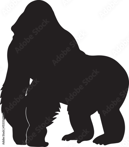 GORILLA SILHOUETTE
