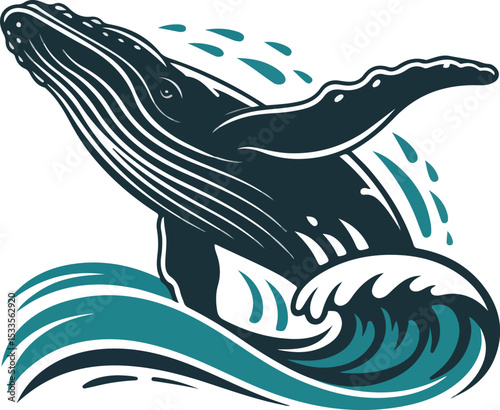 Majestic Whale Breaching