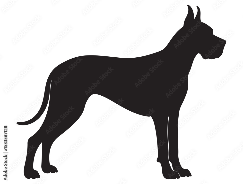 GREAT DANE SILHOUETTE GREAT DANE SILHOUETTE