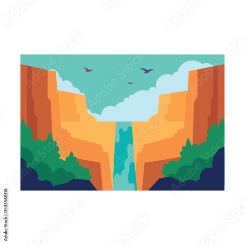 Illustrative vector maps depicting the geography and national borders of South America, South Korea, and other countries