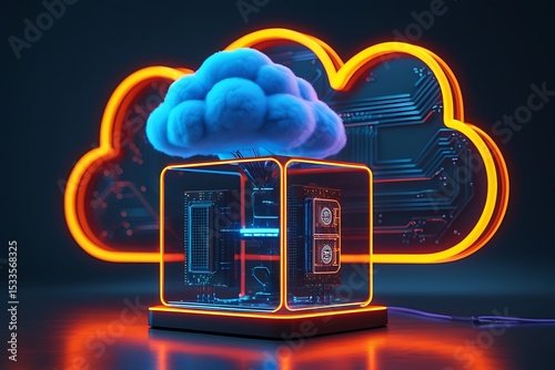 Cloud computing server neon technology