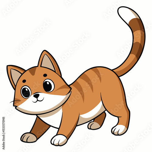 a Munchkin cat with short legs stretches, showing its unique body and flexible movements.