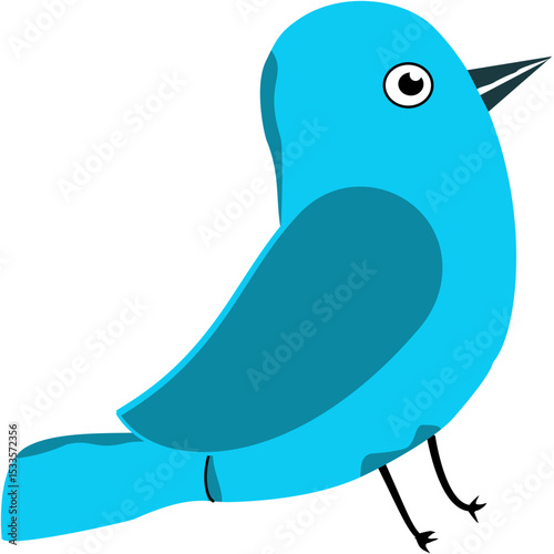 blue bird cartoon