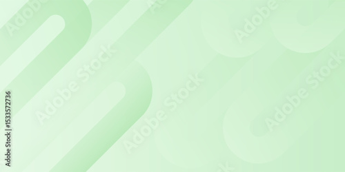 Creative linear green background. Bg, landing page and digital design concept. 3D Rendering