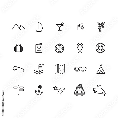 Web and Business Icon Set Collection for Online and Mobile Use