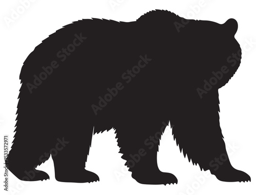 GRIZZLY BEAR SILHOUETTE