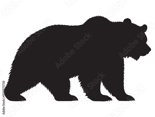 GRIZZLY BEAR SILHOUETTE