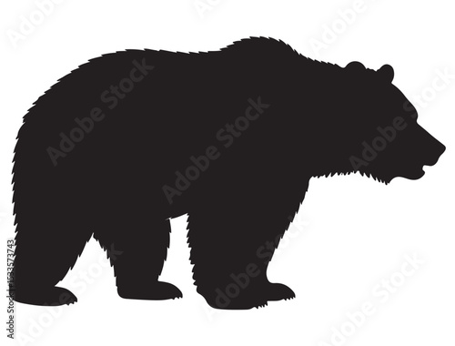 GRIZZLY BEAR SILHOUETTE
