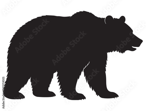 GRIZZLY BEAR SILHOUETTE
