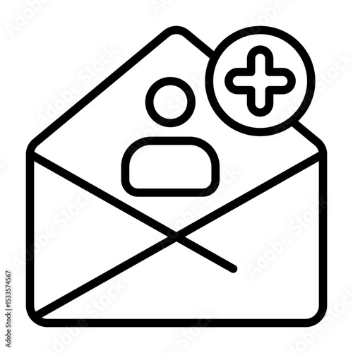 Add Mail Recipient Icon