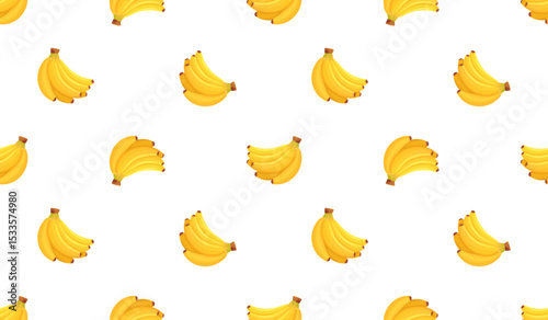 Banana pattern vector illustration background