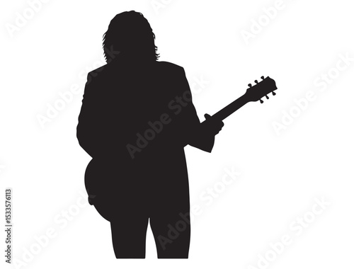 GUITARIST SILHOUETTE