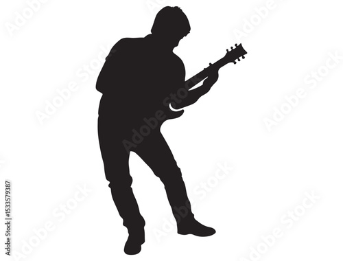 GUITARIST SILHOUETTE
