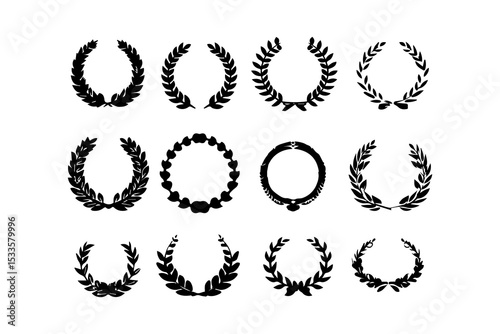 Elegant collection of wreaths showcasing diverse styles and intricate designs