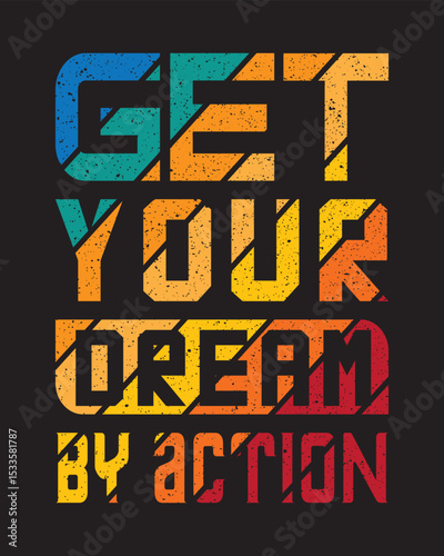 T-shirt Design Typography Text Message (CMYK MODE)