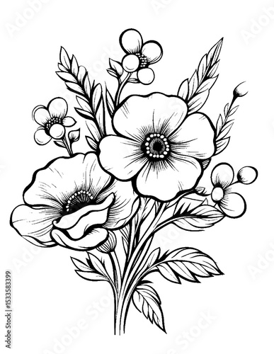 Black and white color pages