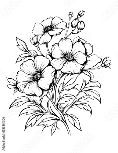 Black and white color pages