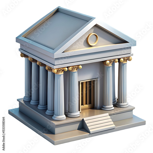 Ancient Greek Temple: 3D Model, Architecture, Classical Design