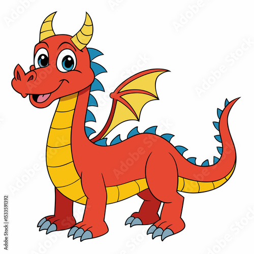 red dragon cartoon