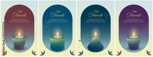 deepavali modern layout design simple and beautiful women color poster, banner, coolest