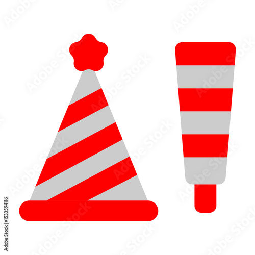 Party Favors Vector Flat Icon Design