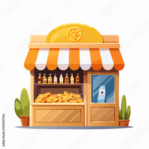 Vibrant Snack Shop A Delightful Variety of Treats and Refreshments